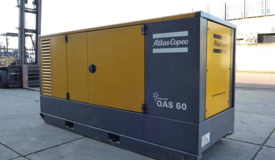 Аренда генератора  Atlas Copco QAS 60 в аренду стоимость